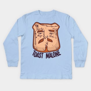 Toast Malone Kids Long Sleeve T-Shirt